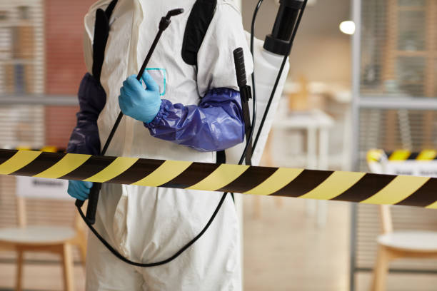 Professional Sewage Cleanup technician working in Hanover, MD